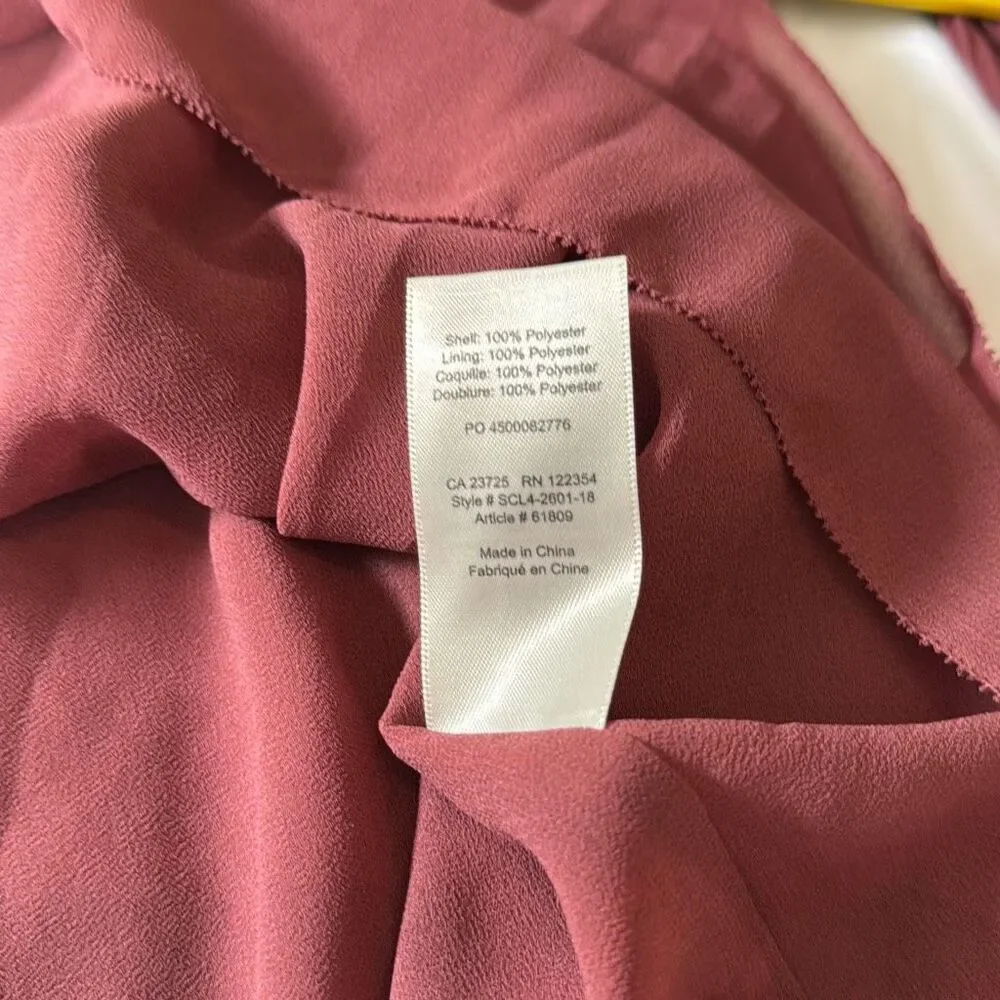 Wilfred aritizia Talance off the shoulder blouse shirt size small mauve flowy pl - Picture 10 of 10